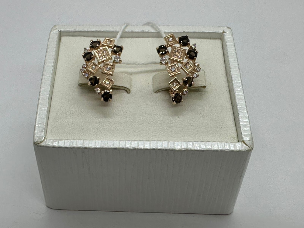 СЕРЬГИ С КАМНЯМИ (Au 585)