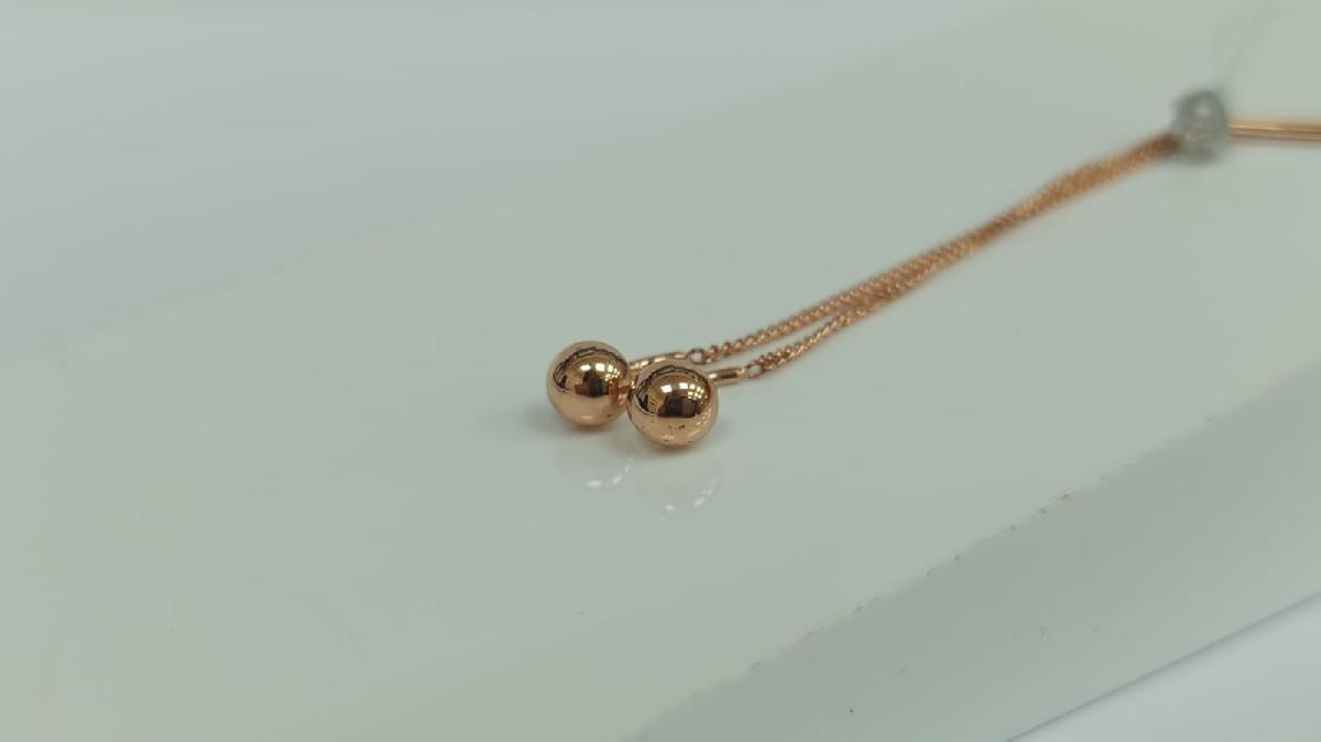 СЕРЬГИ ПРОДЕВКИ без камня (Au 585)