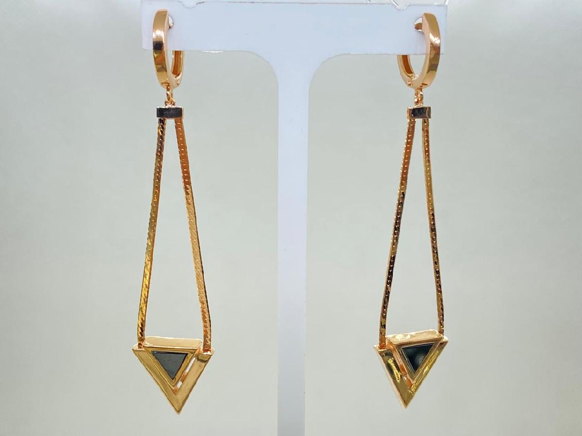 СЕРЬГИ ОНИКС (Au 585)