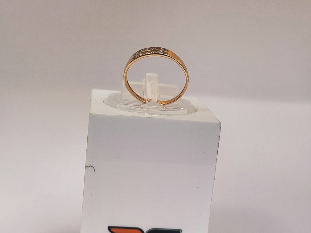 КОЛЬЦО С КАМНЯМИ (Au 585)