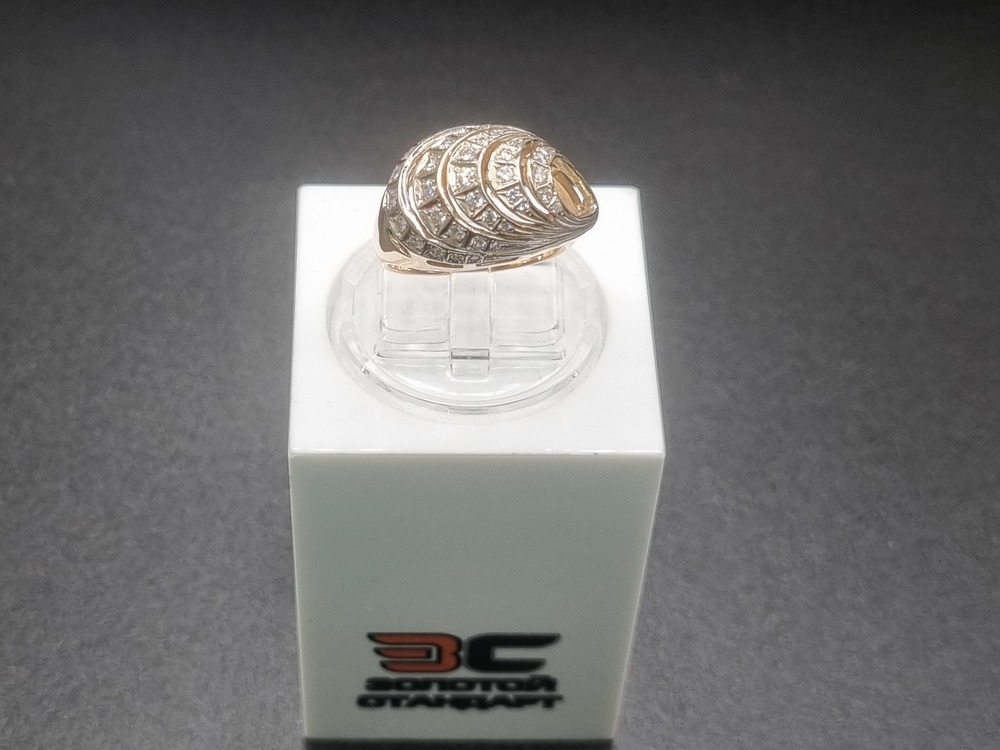КОЛКМИ585 КОЛЬЦО С КАМНЯМИ (Au 585)