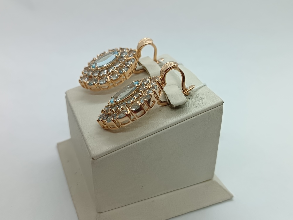 СЕРЬГИ С КАМНЯМИ (Au 585)