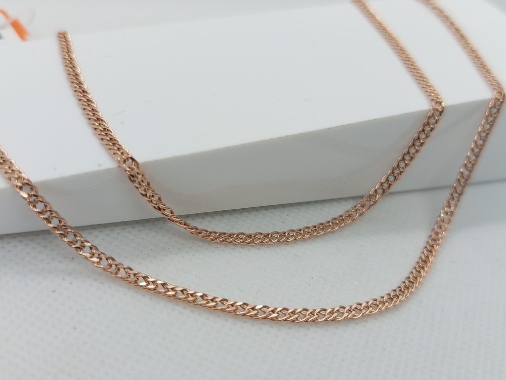 ЦПР2585 ЦЕПЬ ПУСТОТЕЛАЯ Ромб двойной (Au 585)