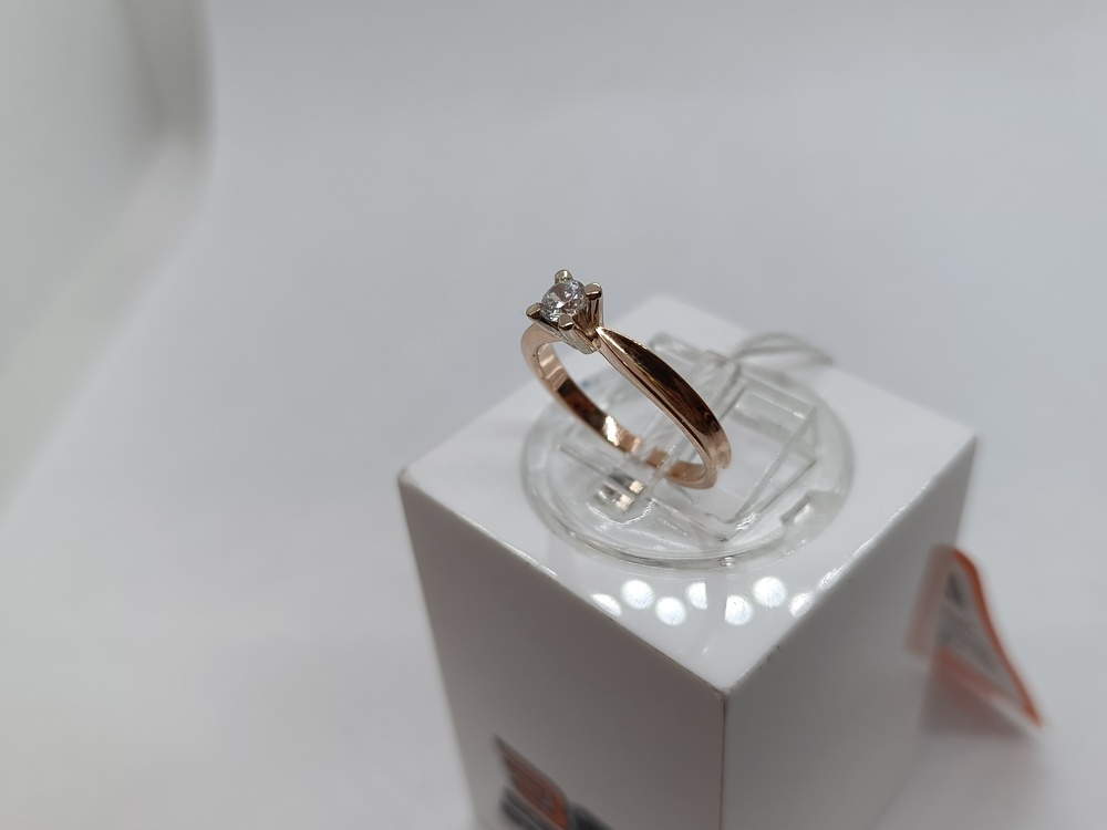 КОЛЬЦО С КАМНЕМ (Au 585)