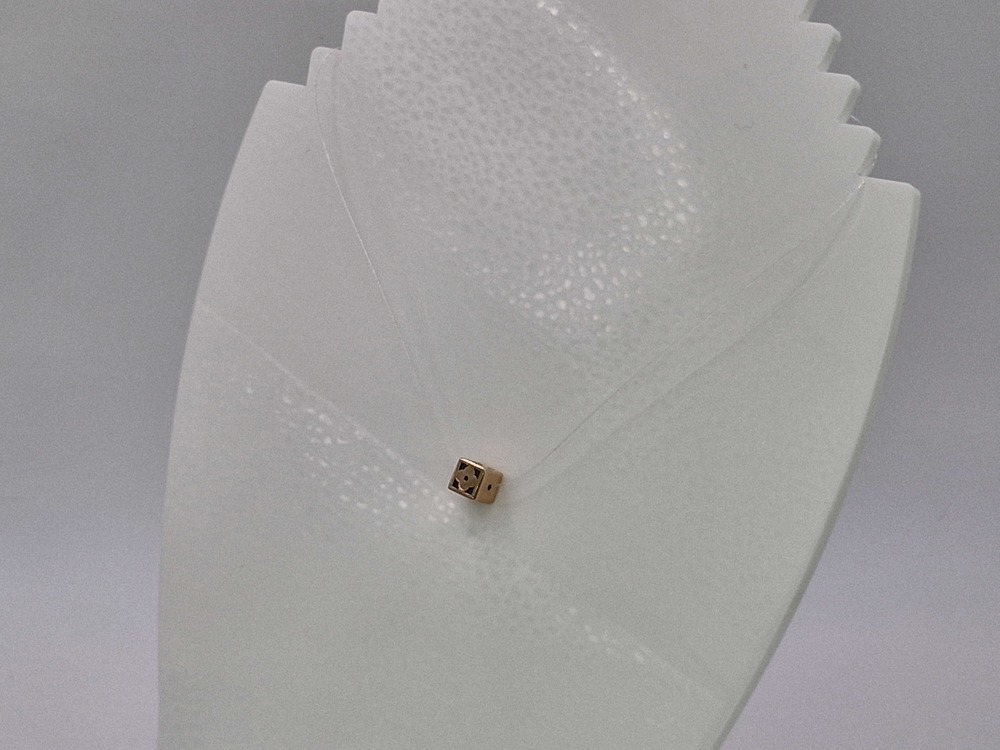 КОЛЬЕ С КАМНЕМ (Au 585)