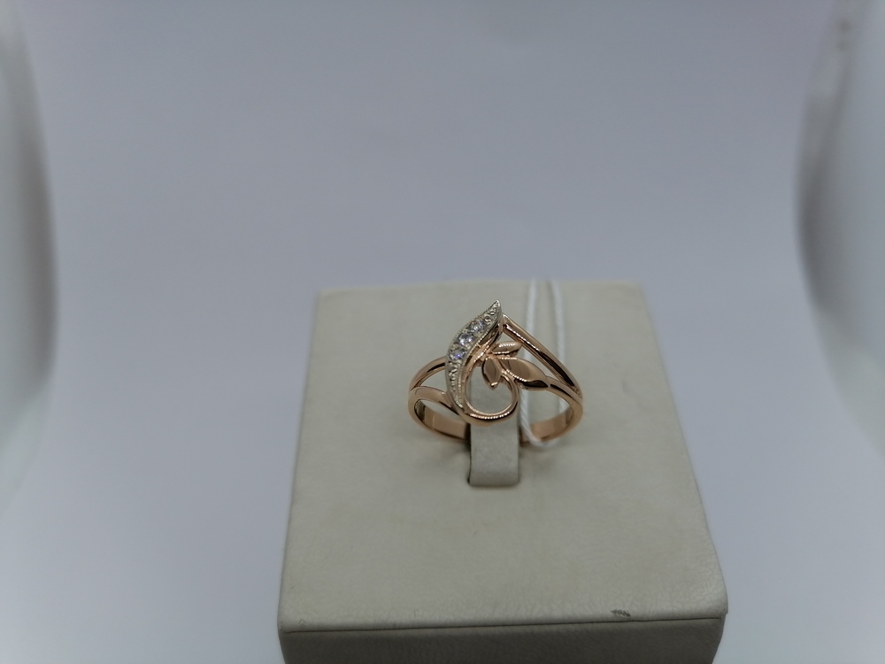 КОЛКМИ585 КОЛЬЦО С КАМНЯМИ (Au 585)