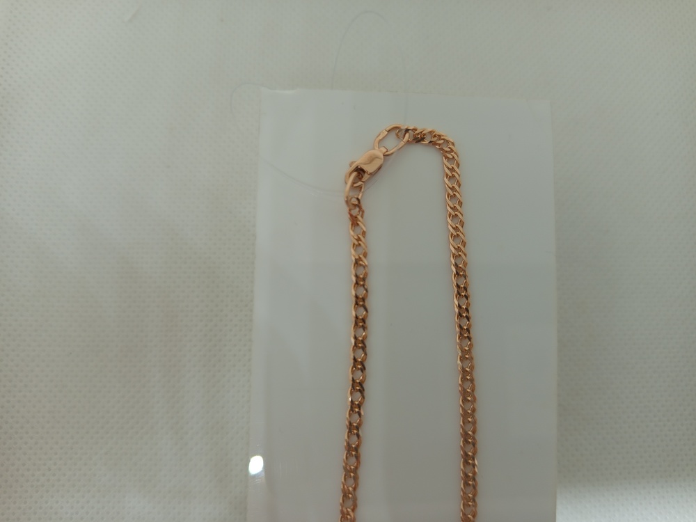 ЦЕПЬ ПОЛНОВЕСНАЯ Ромб двойной (Au 585)