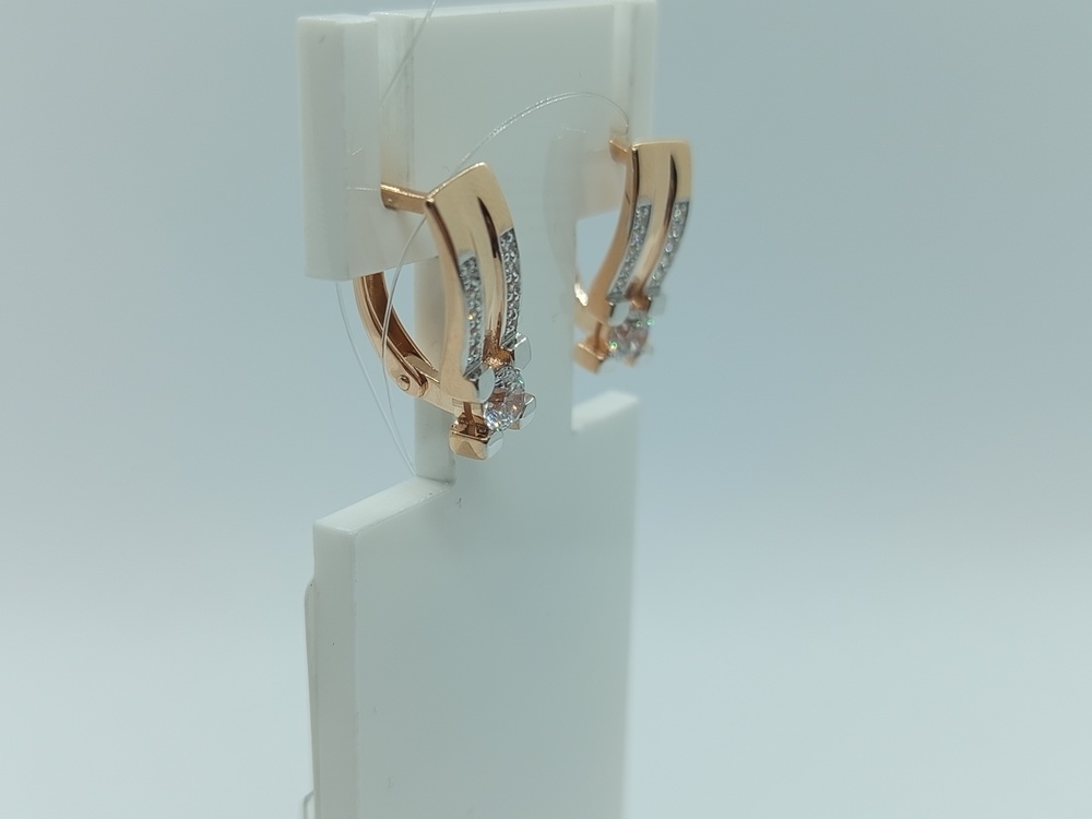 СЕРЬГИ С КАМНЯМИ (Au 585)