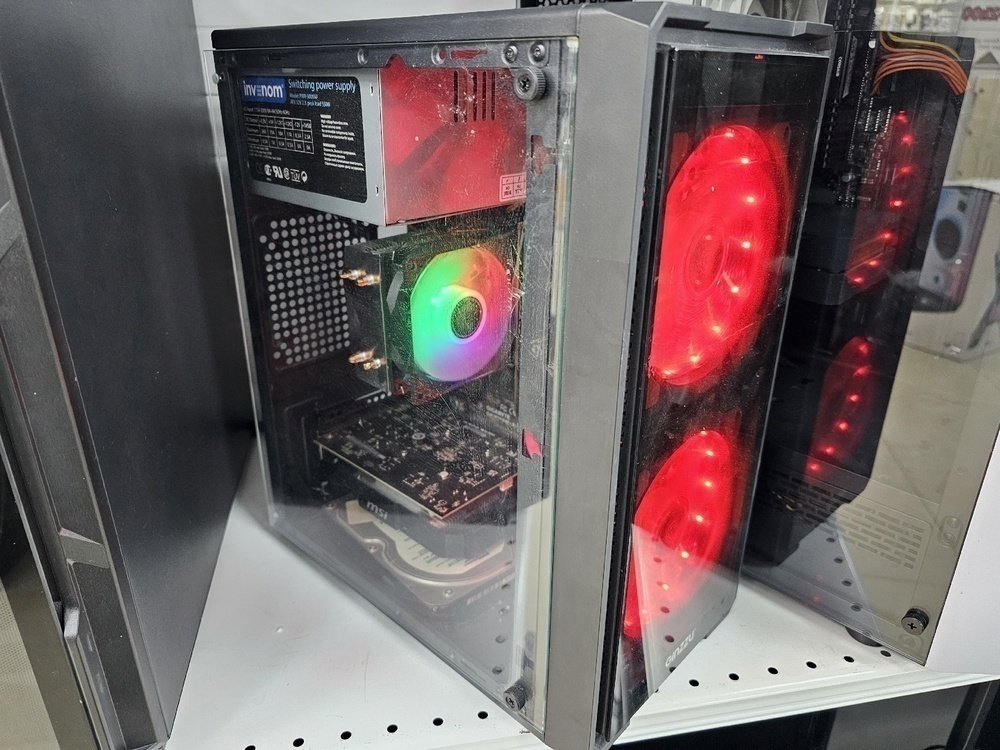 Системный блок Ginzzu; Core i3-6100, Radeon RX 550, 12 Гб, 128 Гб, 320 Гб