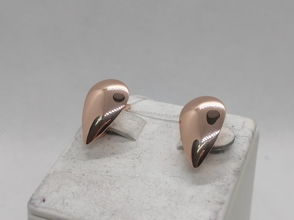 СЕРЬГИ БЕЗ КАМНЯ (Au 585)