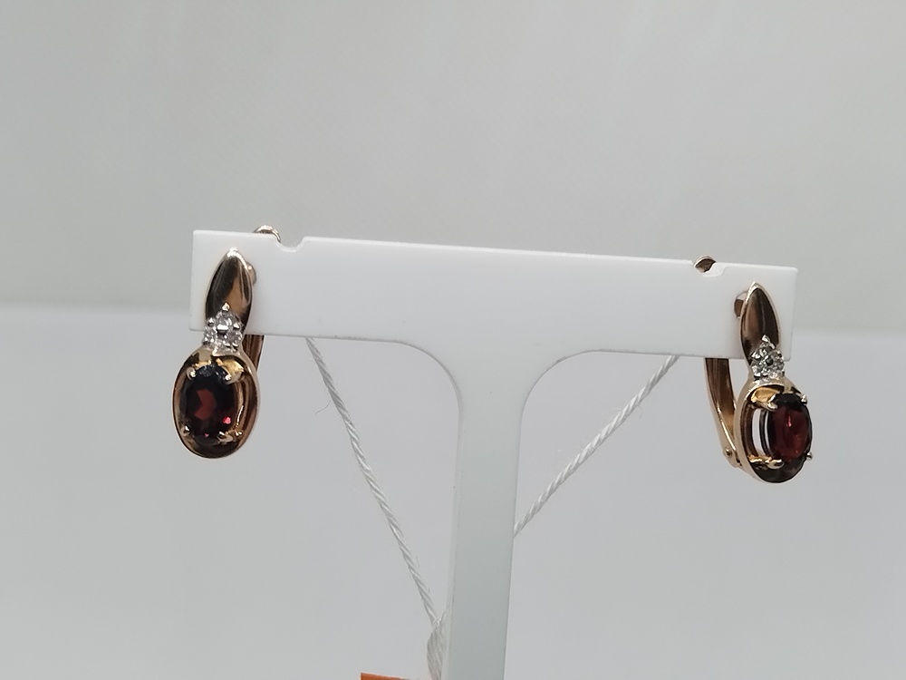 СЕРЬГИ С КАМНЯМИ (Au 585)