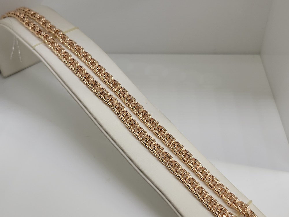 ЦЕПЬ ПУСТОТЕЛАЯ Бисмарк (Au 585)