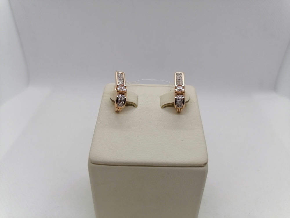 СЕРЬГИ С КАМНЯМИ (Au 585)