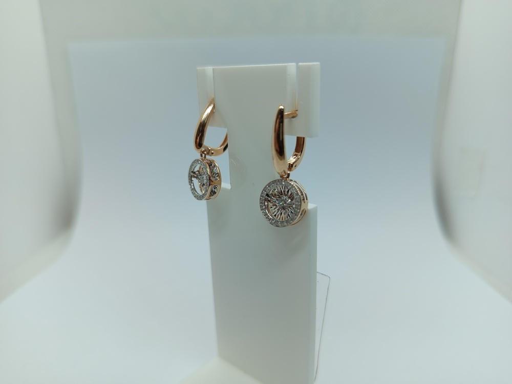 СЕРЬГИ БРИЛЛИАНТ (Au 585)