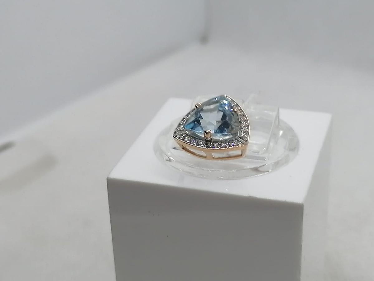 ПОДКМИ585 ПОДВЕСКА С КАМНЯМИ (Au 585)