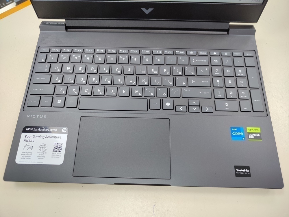 Ноутбук HP victus s10; I5-13420H, GeForce RTX 4050, 16 Гб, 512 GB, Нет