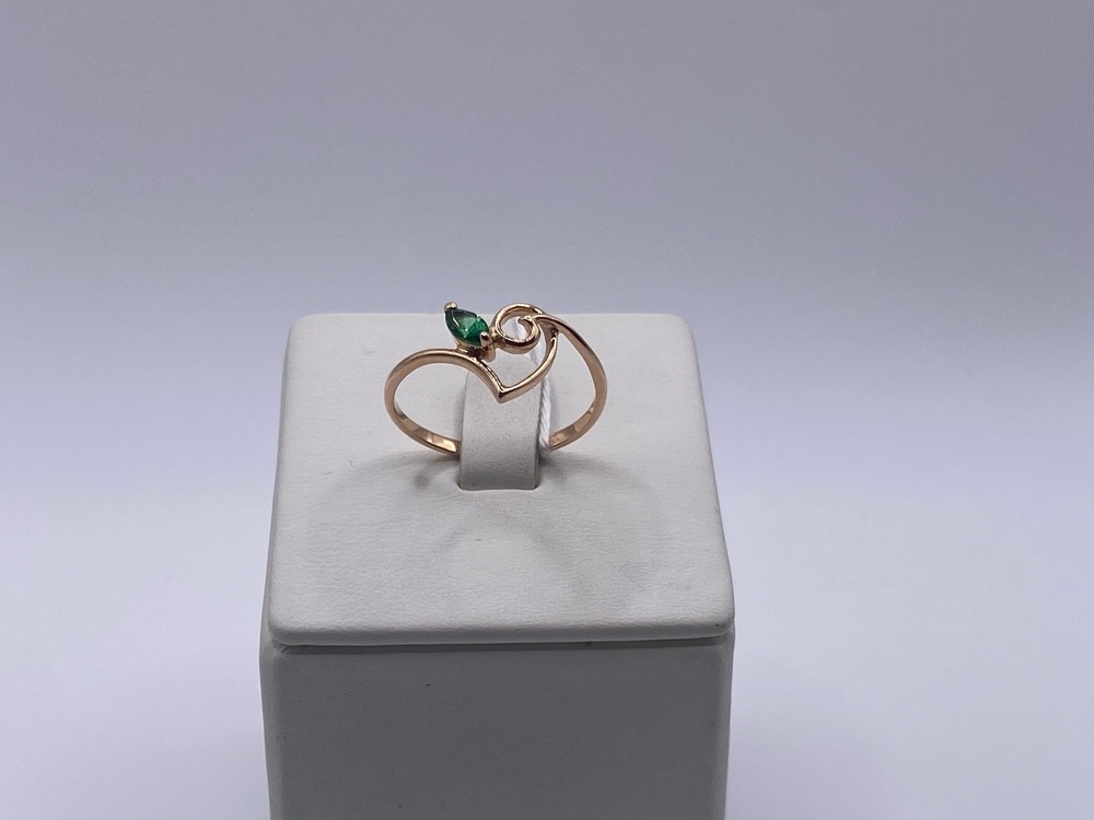 КОЛКМ585 КОЛЬЦО С КАМНЕМ (Au 585)