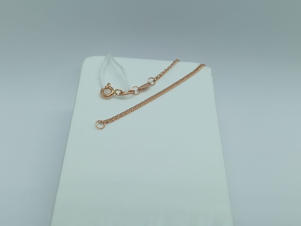 БРАСЛЕТ ПОЛНОВЕСНЫЙ Ромб двойной Au 585