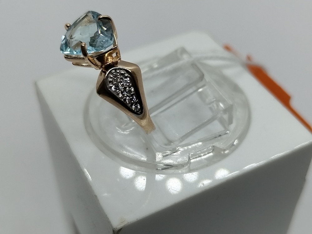 КОЛКМИ585 КОЛЬЦО С КАМНЯМИ (Au 585)