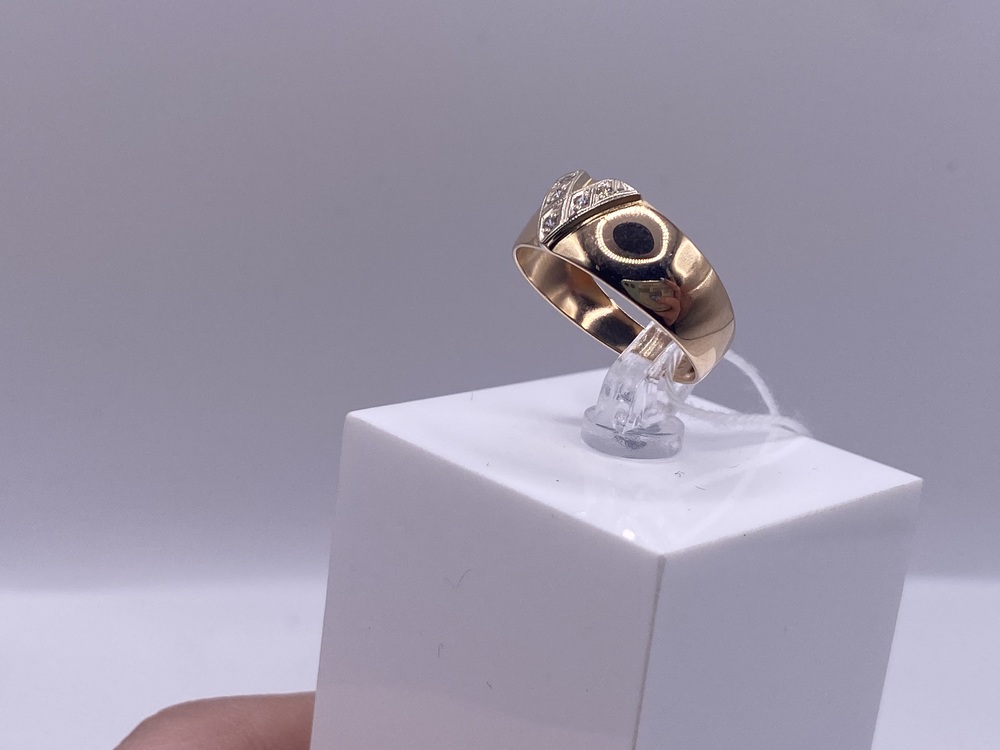 КОЛКМИ585 КОЛЬЦО С КАМНЯМИ (Au 585)