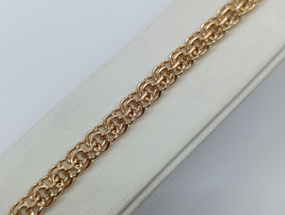 БРАСЛЕТ ПОЛНОВЕСНЫЙ Бисмарк (Au 585)