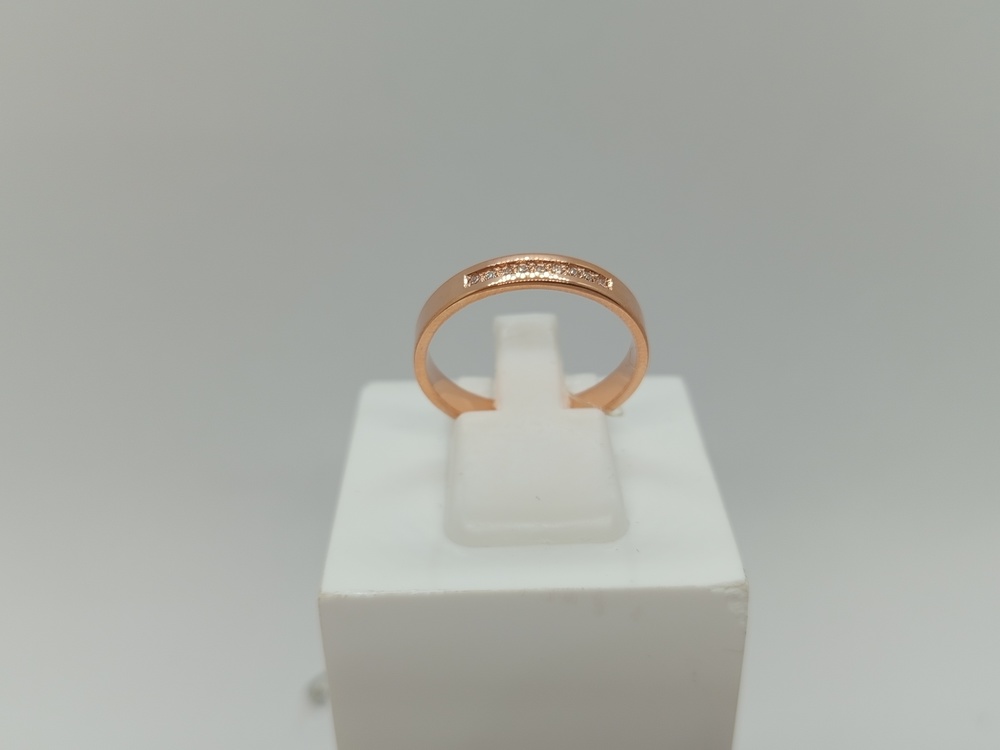 КОЛЬЦО Обручальное БРИЛЛИАНТ (Au 585)