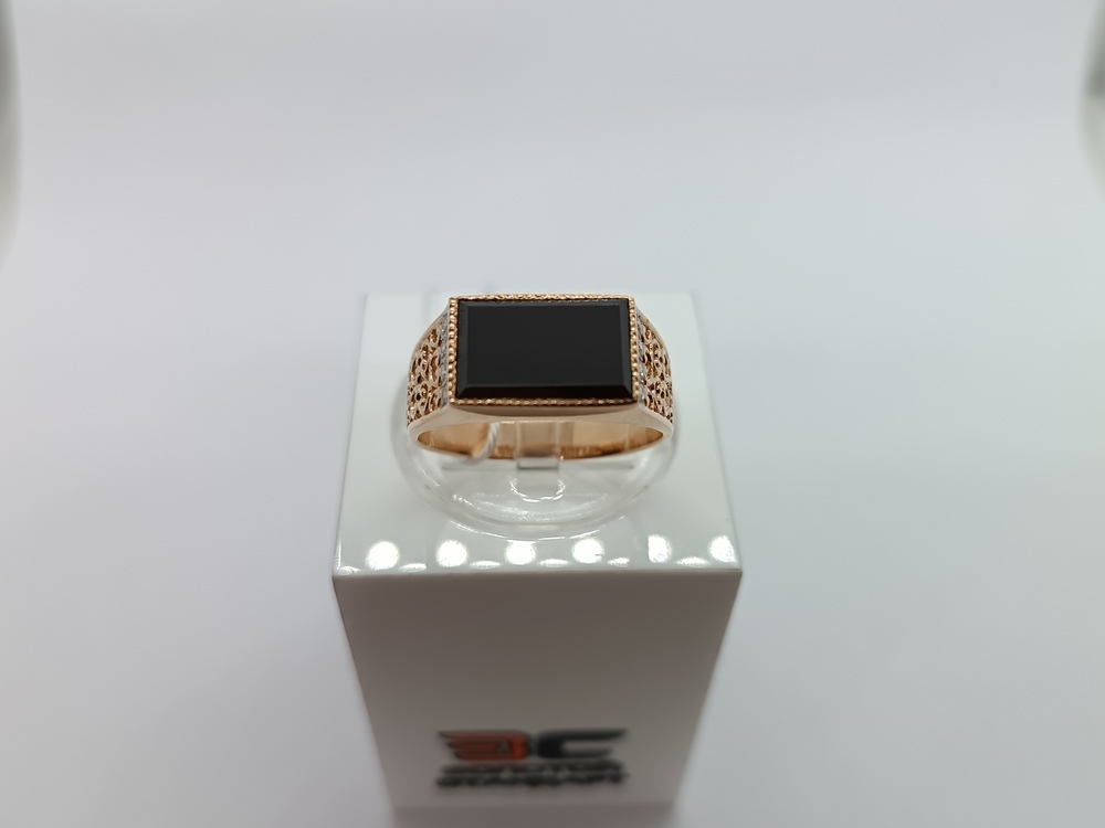 ПЕЧАТКА С КАМНЯМИ (Au 585)