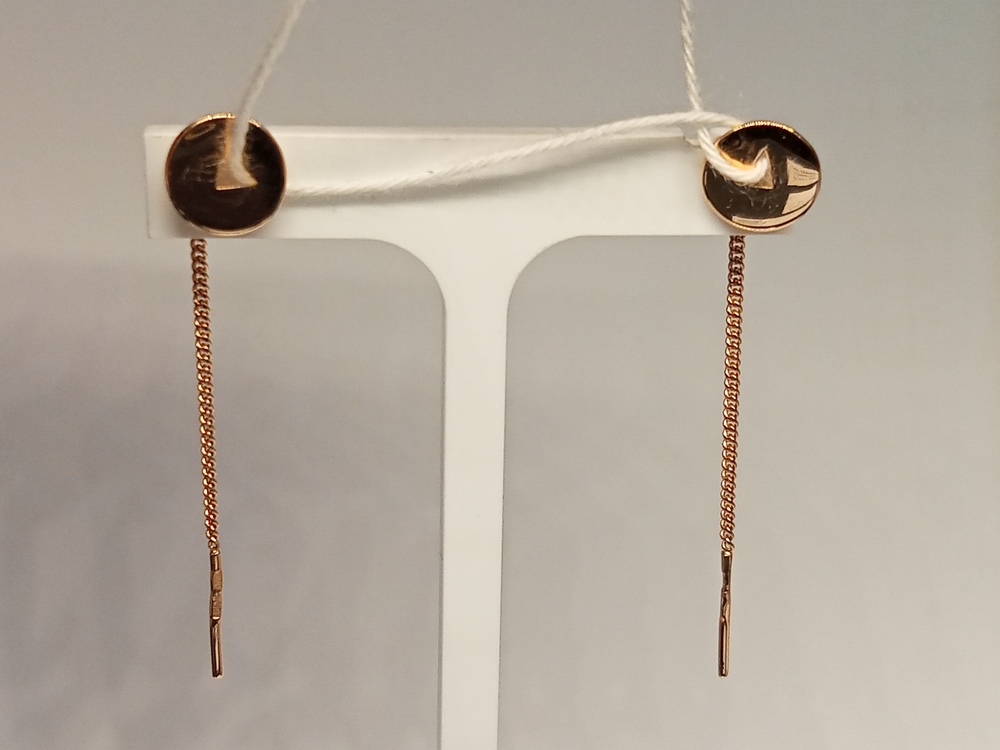 СПРО585 СЕРЬГИ ПРОДЕВКИ (Au 585)