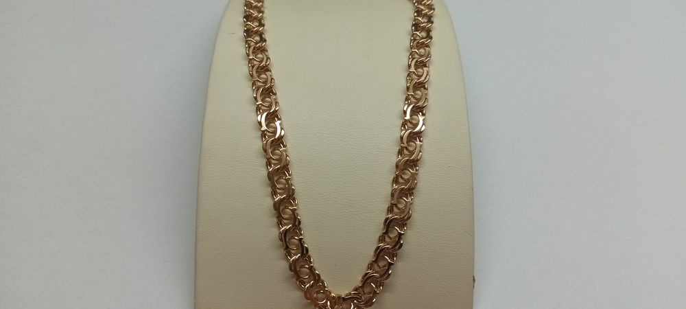 ЦЛБА585 ЦЕПЬ ПОЛНОВЕСНАЯ Бисмарк арабский (Au 585)