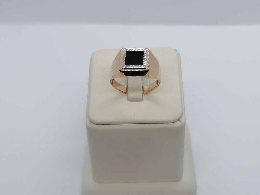 КОЛЬЦО ПЕЧАТКА Эмаль (Au 585)