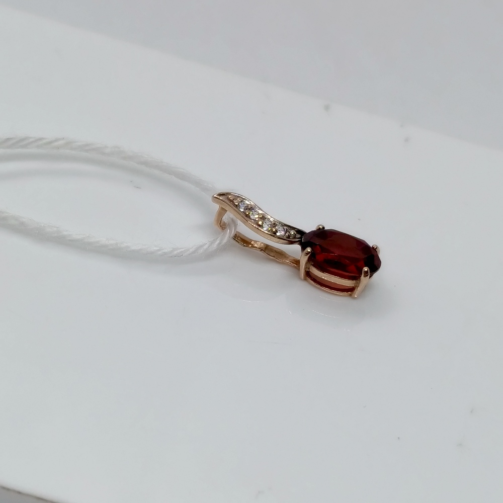 ПОДКМИ375 ПОДВЕСКА С КАМНЯМИ (Au 375)