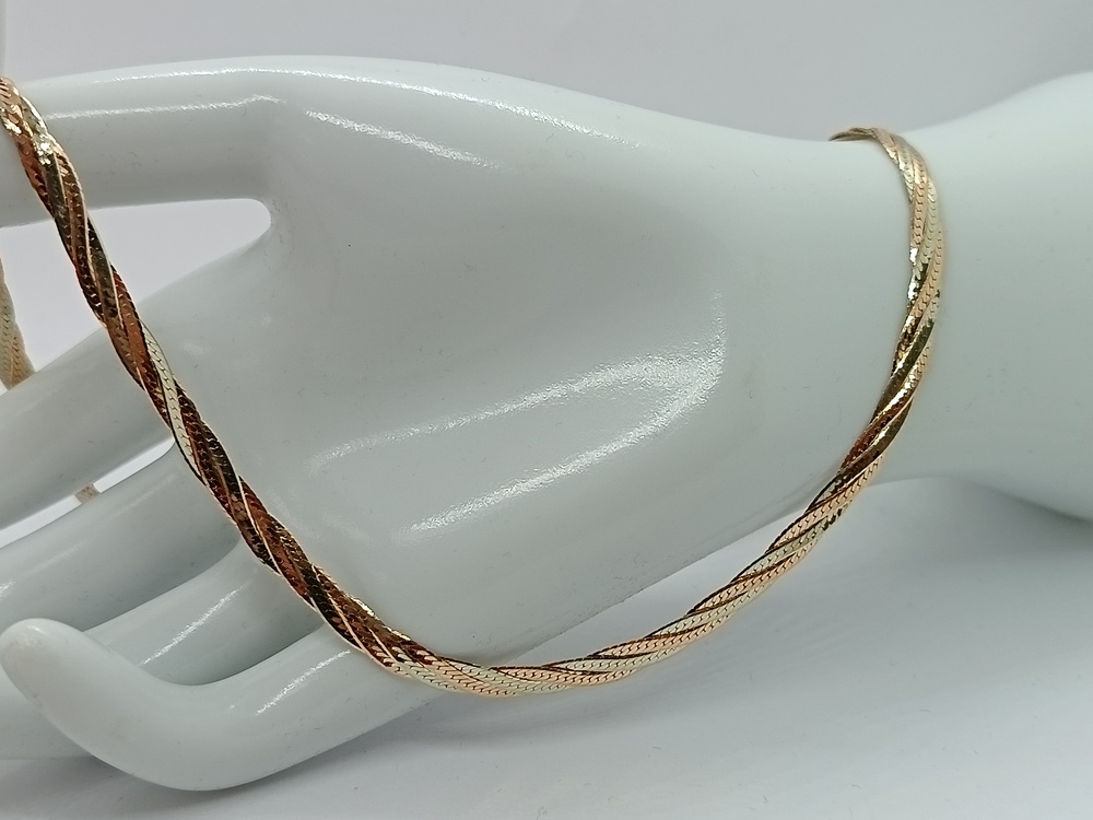 ЦЛКП585 ЦЕПЬ ПОЛНОВЕСНАЯ Косичка(париджина) (Au 585)