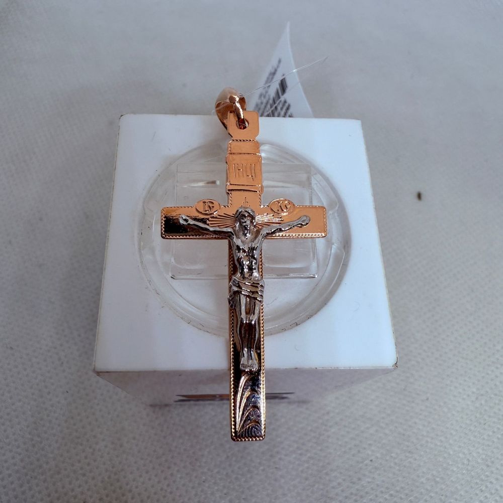 ПОДВЕСКА КРЕСТ без камня (Au 585)