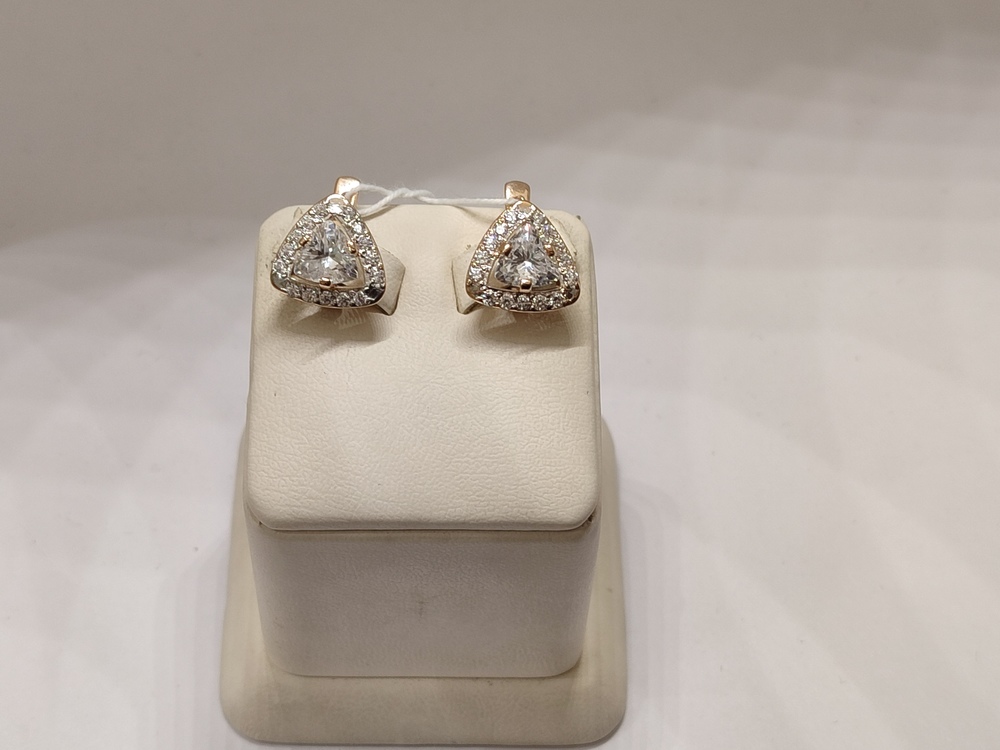 СЕРЬГИ С КАМНЯМИ (Au 585)