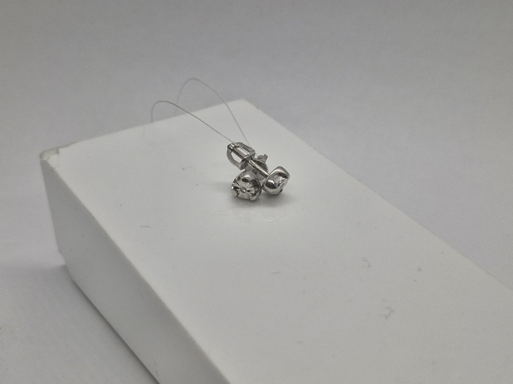 СЕРЬГИ БРИЛЛИАНТ (Ag 925)