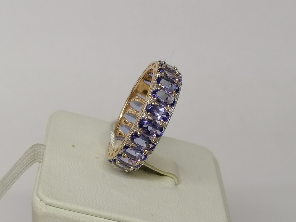 КОЛКМИ585 КОЛЬЦО С КАМНЯМИ (Au 585)