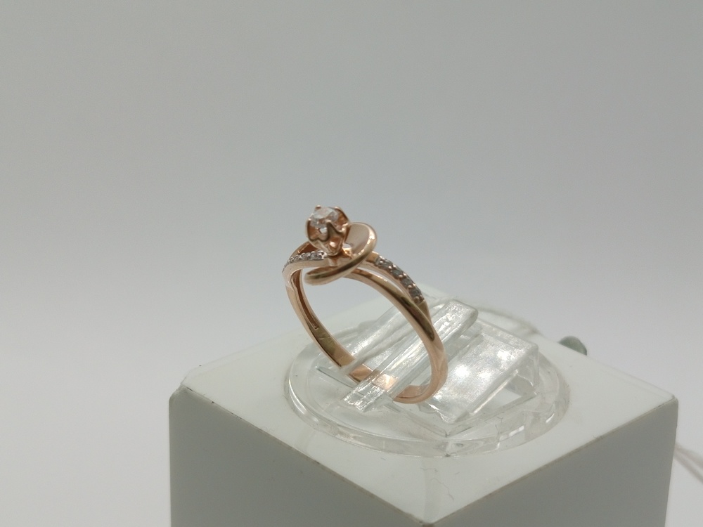 КОЛКМИ585 КОЛЬЦО С КАМНЯМИ (Au 585)