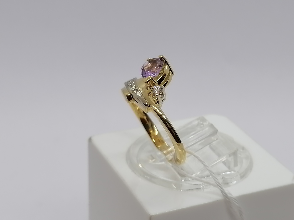 КОЛЬЦО БРИЛЛИАНТ Au 750