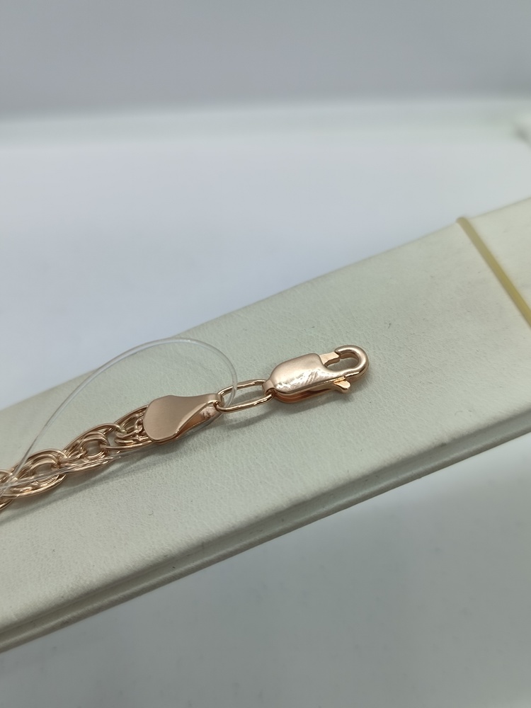 БРАСЛЕТ ПУСТОТЕЛЫЙ Нона-бисмарк (Au 585)