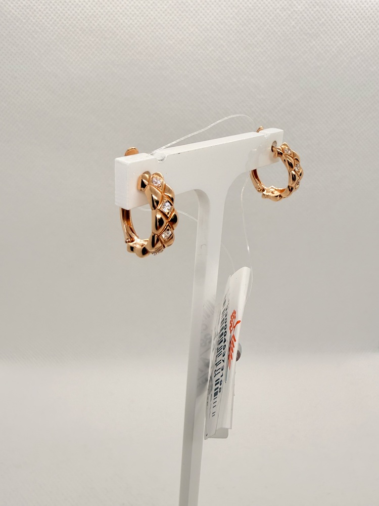 СЕРЬГИ С КАМНЯМИ (Au 585)