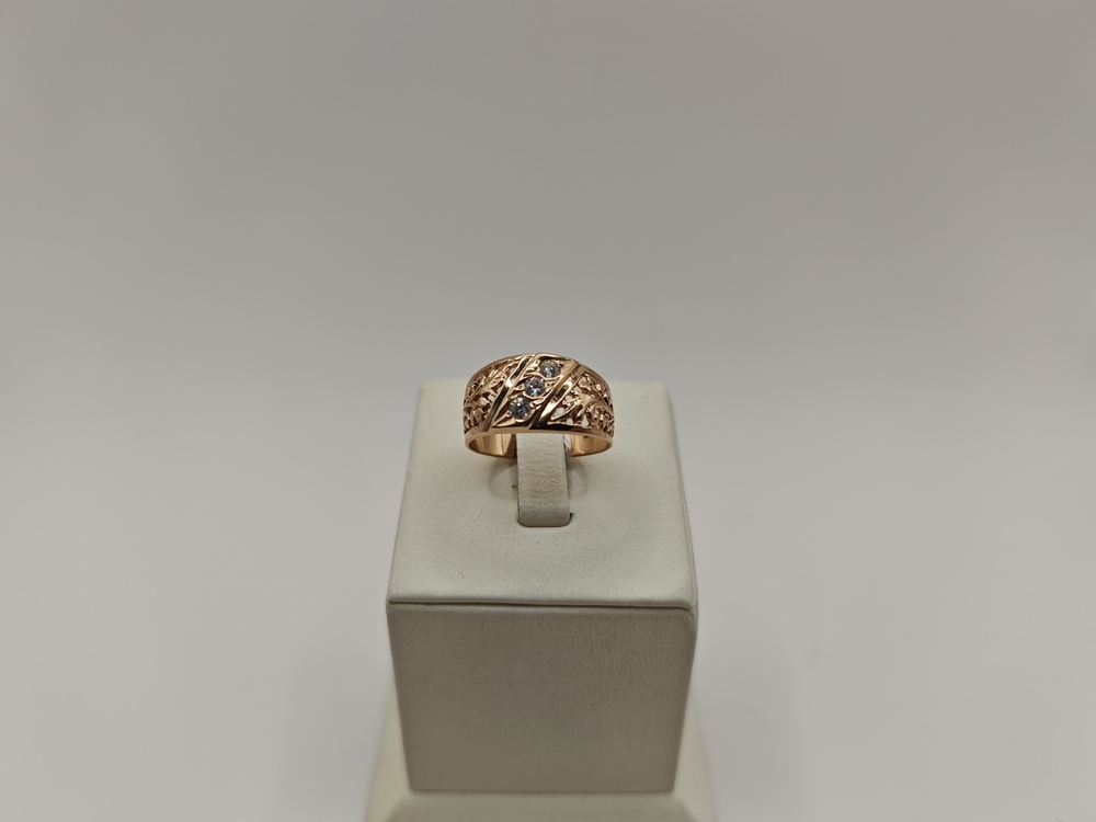 КОЛКМИ585 КОЛЬЦО С КАМНЯМИ (Au 585)