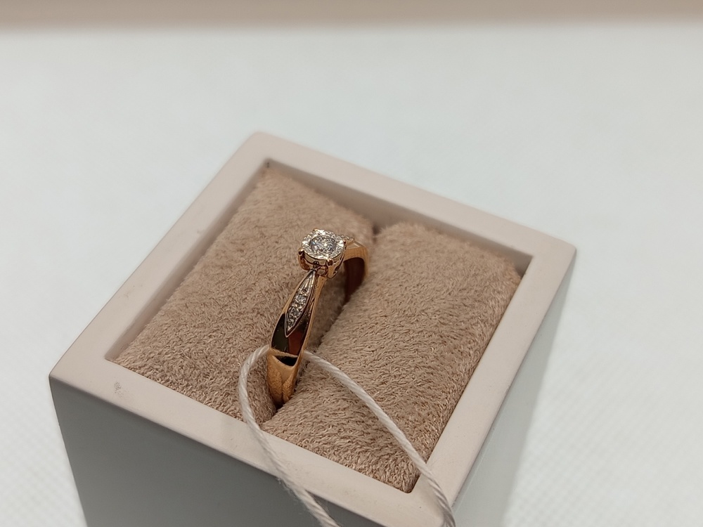 КОЛЬЦО БРИЛЛИАНТ Au 585