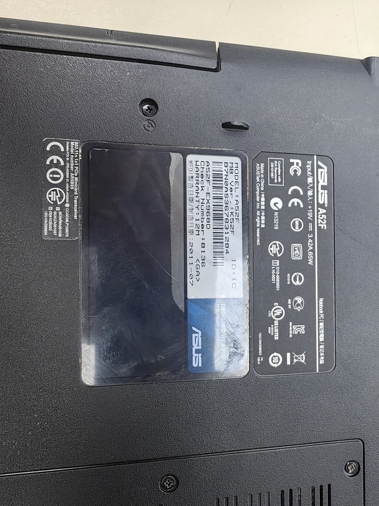 Ноутбук ASUS; Pentium P6200, Нет, 6 Гб, Нет, 320 Гб