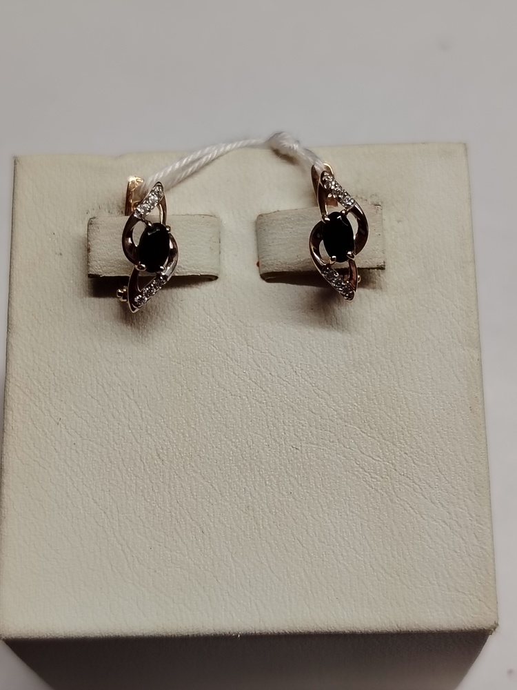 СЕРЬГИ С КАМНЯМИ (Au 585)