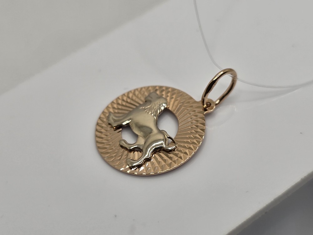 ПОДВЕСКА ЗНАК ЗОДИАКА ЛЕВ (Au 585)