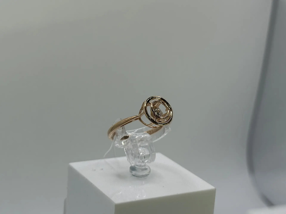 КОЛЬЦО С КАМНЕМ (Au 585)