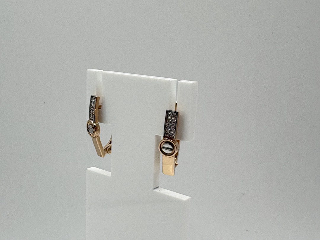 СЕРЬГИ С КАМНЯМИ (Au 585)