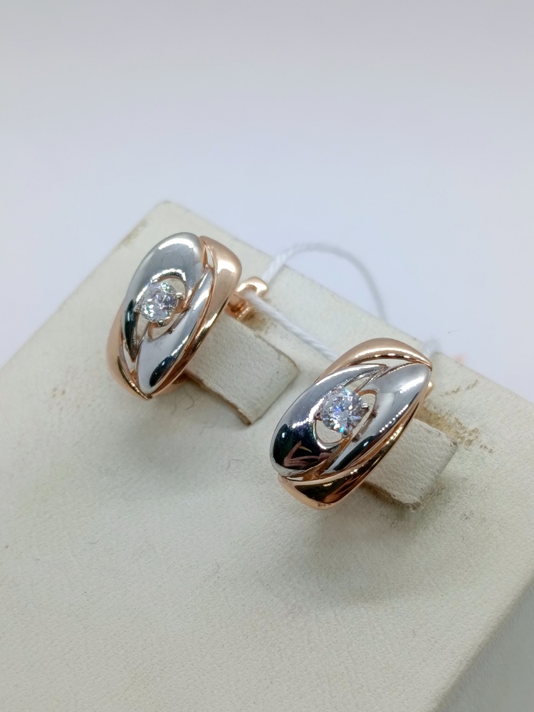 СЕРЬГИ С КАМНЕМ (Au 585)