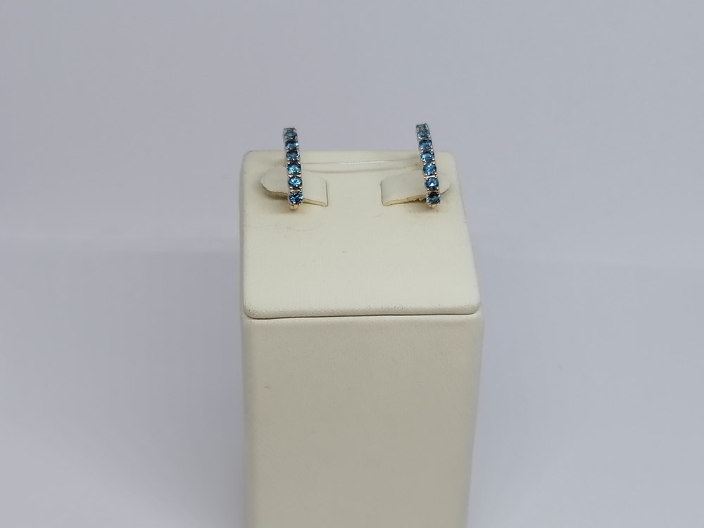 СЕРЬГИ ЛОНДОН ТОПАЗ (Au 585)