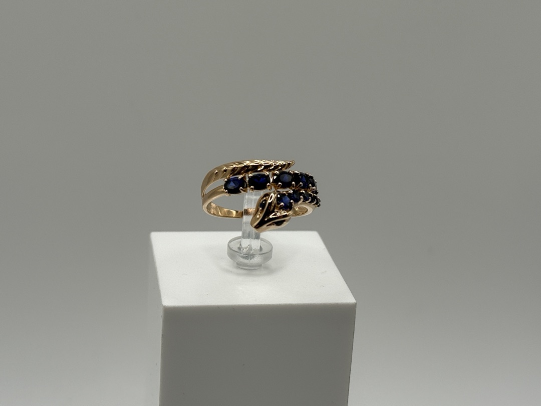 КОЛКМИ585 КОЛЬЦО С КАМНЯМИ (Au 585)